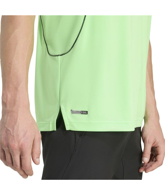 T-shirt de Fitness adidas Tech App Tee Homme Vert