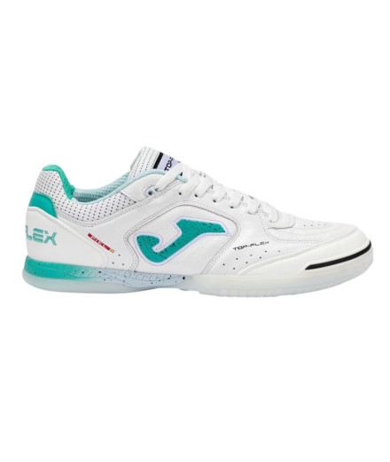 Sapatilhas de futsal Joma Top Flex 2502 Branco Turquesa...