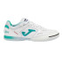 Sapatilhas de futsal Joma Top Flex 2502 Branco Turquesa Indoor