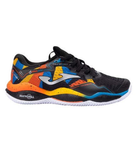 Sapatilhas de pádel Joma Smash 2531 Preto Vermelho Laranja