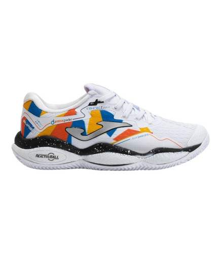 Chaussures de pádel Joma Smash 2532 Blanc Orange Bleu Homme