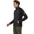 Veste Mamut Sender In Hybrid Homme Noir