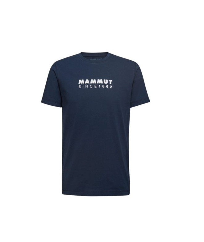 Camiseta Mamut Core Hombre Logo Hombre Azul