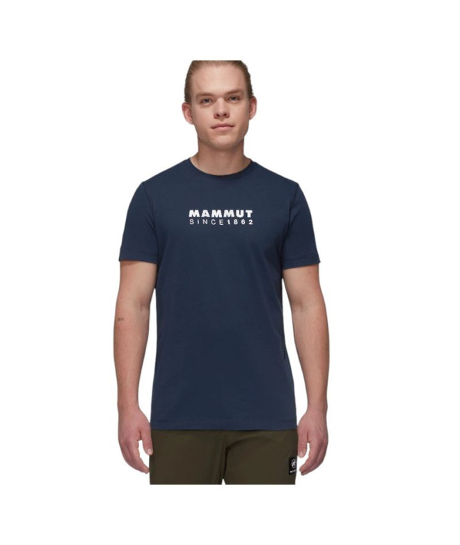 T-shirt Mamut Core Homme Logo Homme Bleu