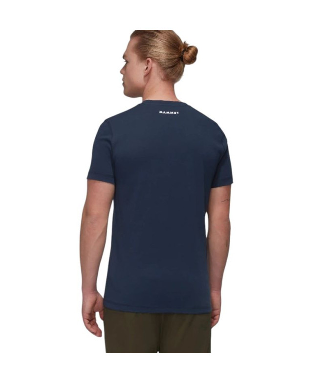 T-shirt Mamut Core Homme Logo Homme Bleu