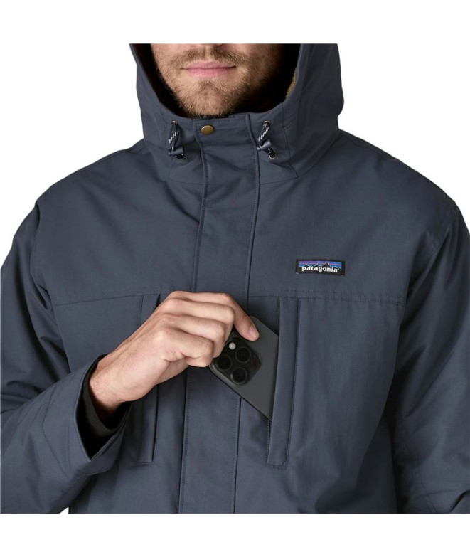 Casaco Patagonia Isthmus Parka Homem Smolder Azul