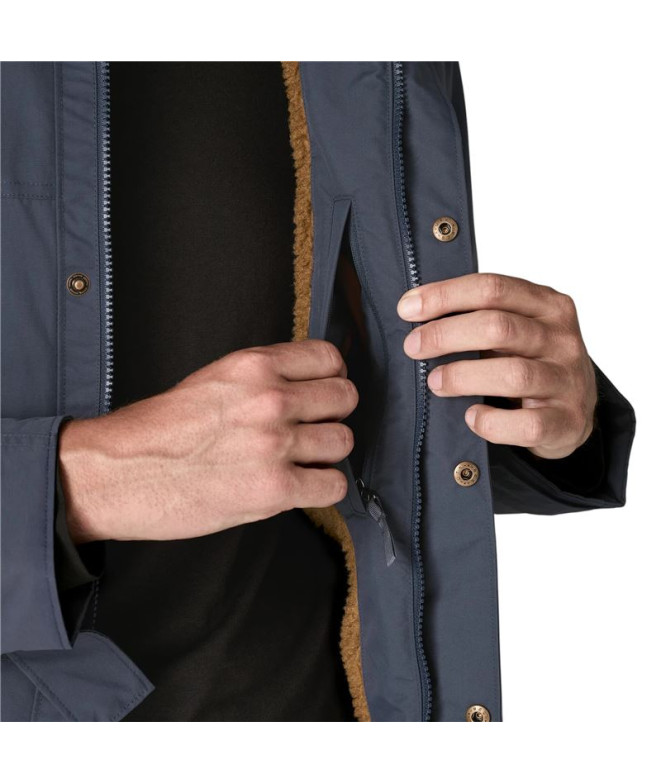 Veste Patagonia Isthmus Parka Homme Smolder Bleu