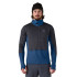 Moletom Patagonia R1 P/O Hoody Homem Clement Azul