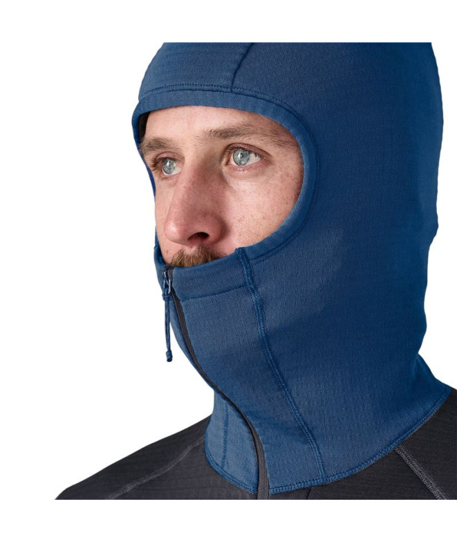 Moletom Patagonia R1 P/O Hoody Homem Clement Azul