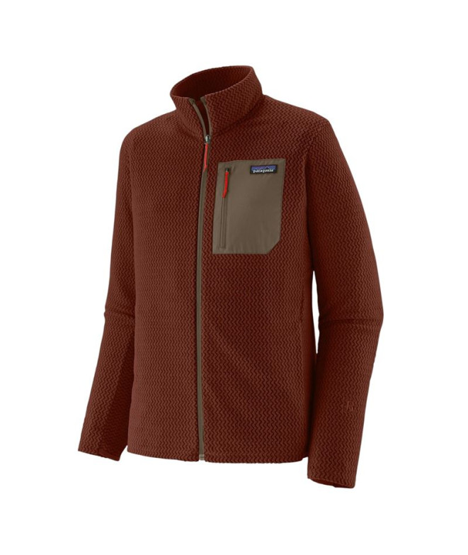 Veste Patagonia R1 Air Jkt Homme Vanille Séchée