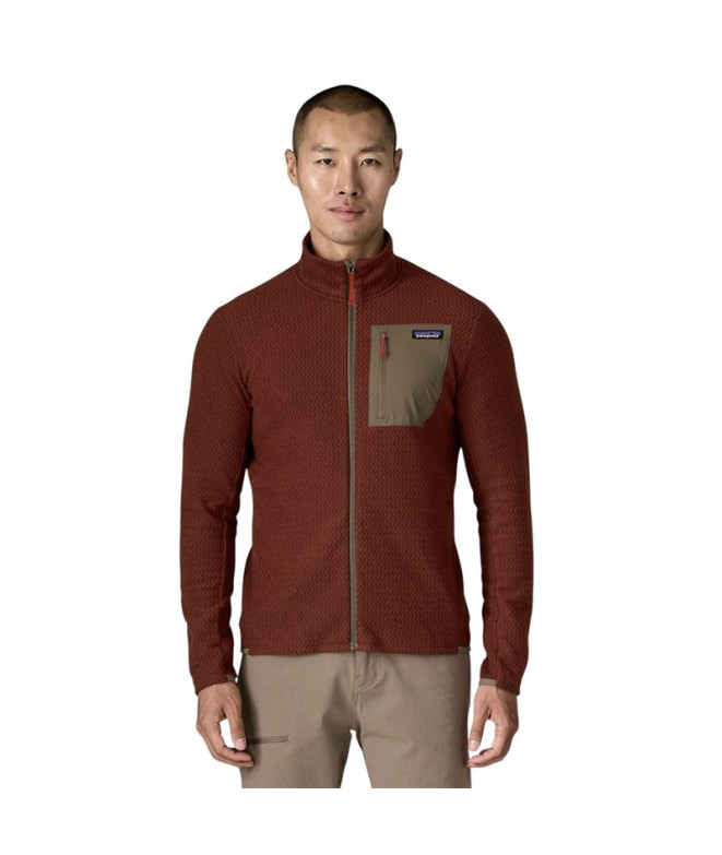Casaco Patagonia R1 Air Jkt Homem Baunilha Seca