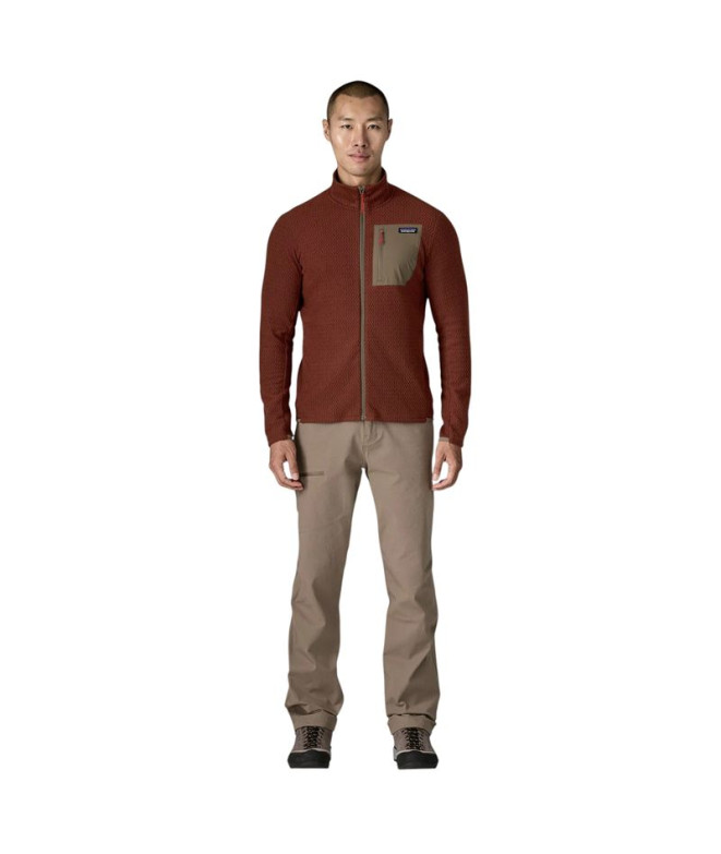 Casaco Patagonia R1 Air Jkt Homem Baunilha Seca