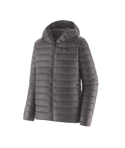 Casaco Patagonia Down Sweater Hoody Homem Forge Cinza