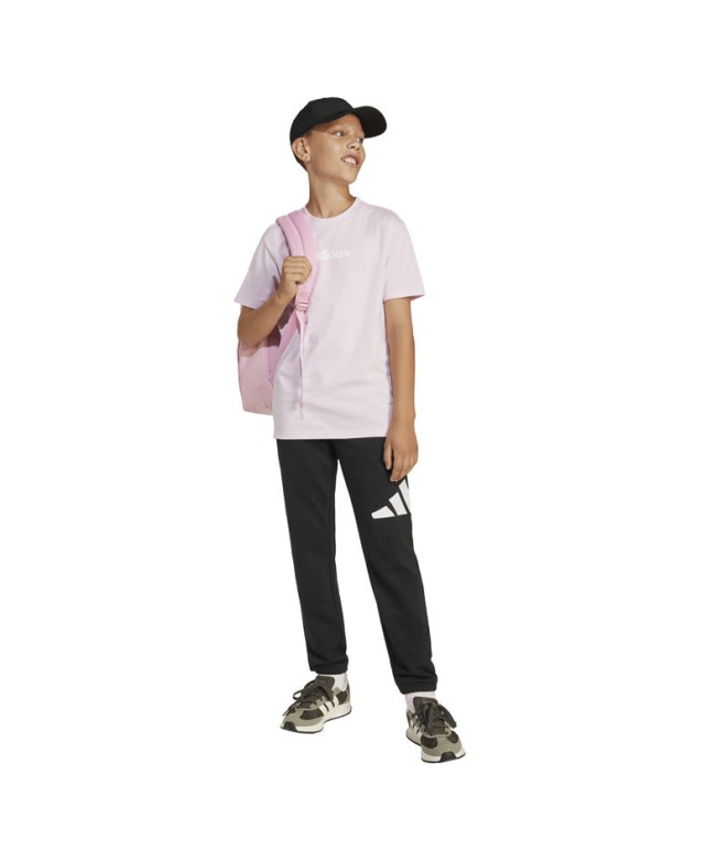 Camiseta adidas Lin 160 Infantil Rosa