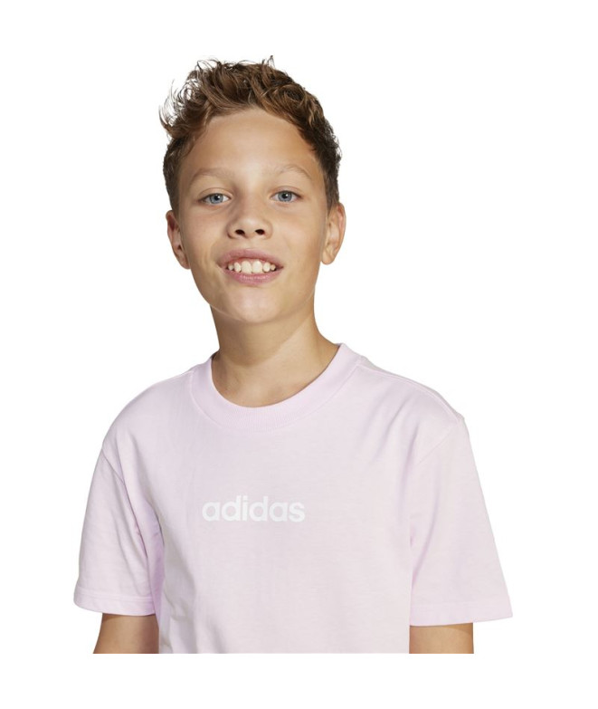 T-shirt adidas Lin 160 Enfant Rose