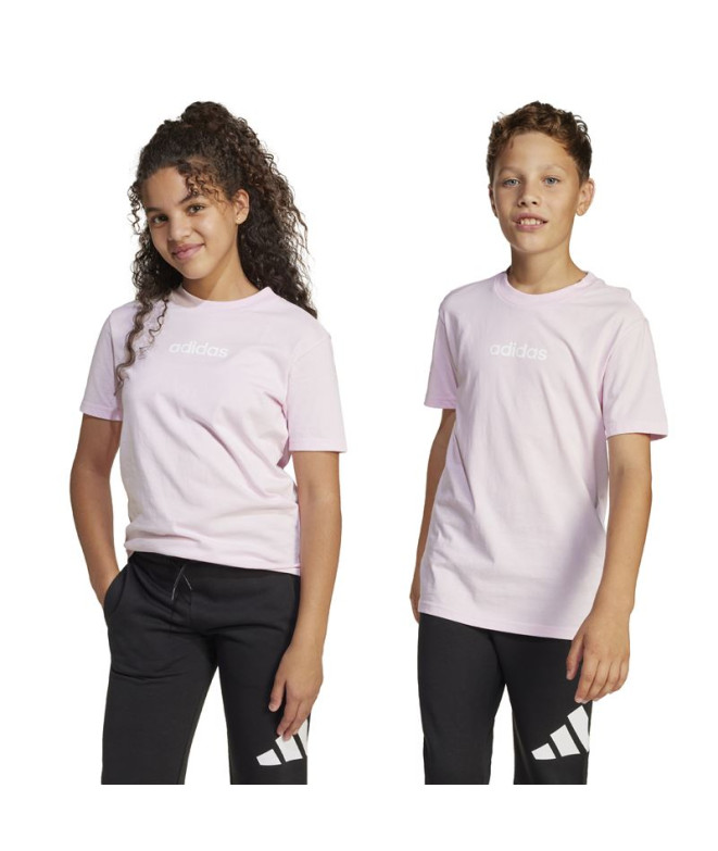 T-shirt adidas Lin 160 Enfant Rose