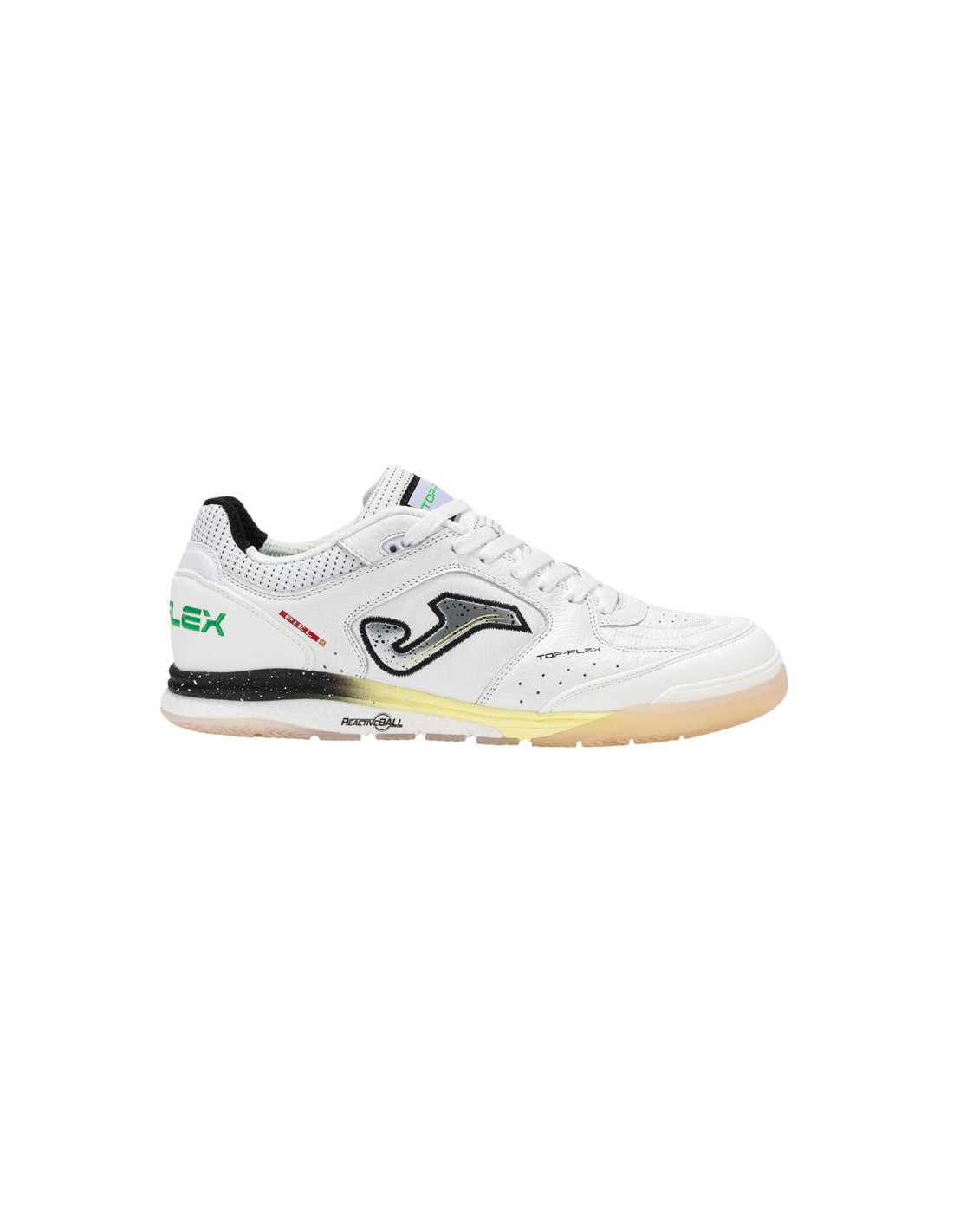 Chaussures Football Joma Top Flex 2502 Turf - Blanc Cuir Véritable (Herren, Professionnel, Neuf)