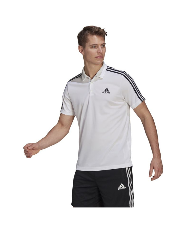 Polo fitness adidas Primeblue 3 Bands