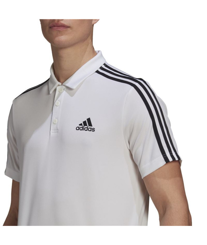 Polo fitness adidas Primeblue 3 Bands