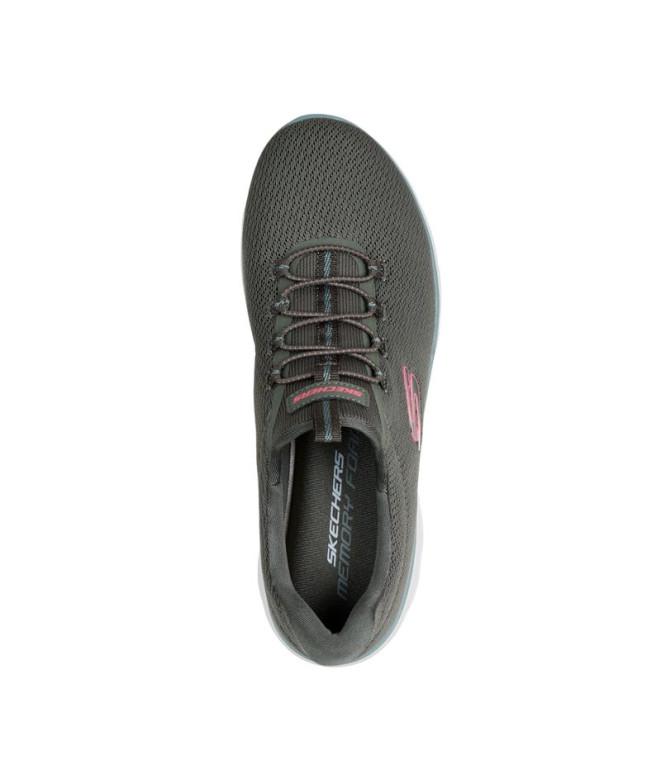 Chaussures Skechers Summits-Summer Blush Vert...