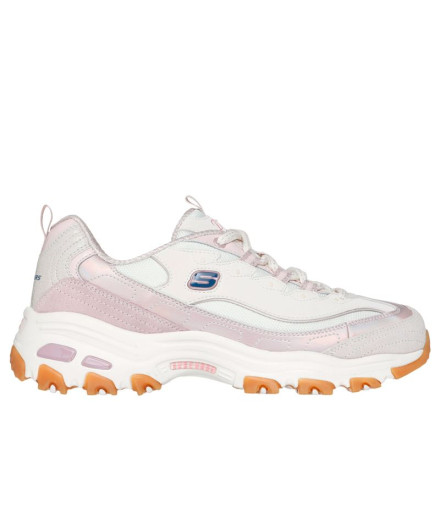 Sapatilhas Skechers D'Lites - Dazzling Shine Rosa Mesh...