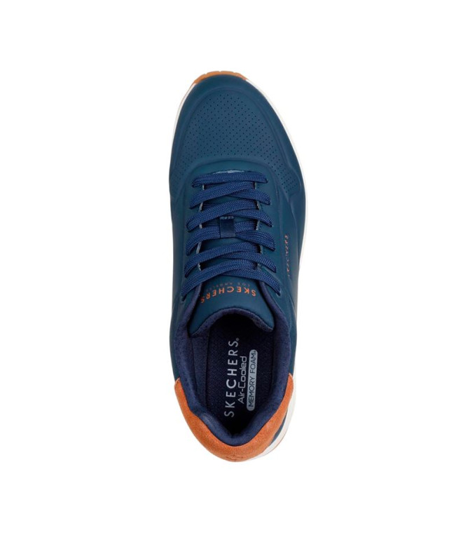 Sapatilhas Skechers Uno Homem Azul Marinho