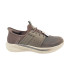 Chaussures Skechers Slip-Ins Slade - Zachary Marron Cuir Homme