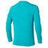 Camiseta de Fitness Mizuno Core Impulse Ls Hombre Capri Breeze