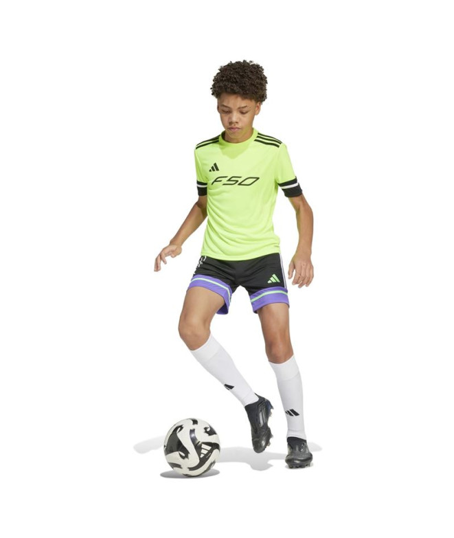 Camiseta de Futebol adidas F50 Infantil Amarelo