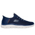 Chaussures Skechers Slip-Ins Summits-High Range Bleu Marine Knit Homme
