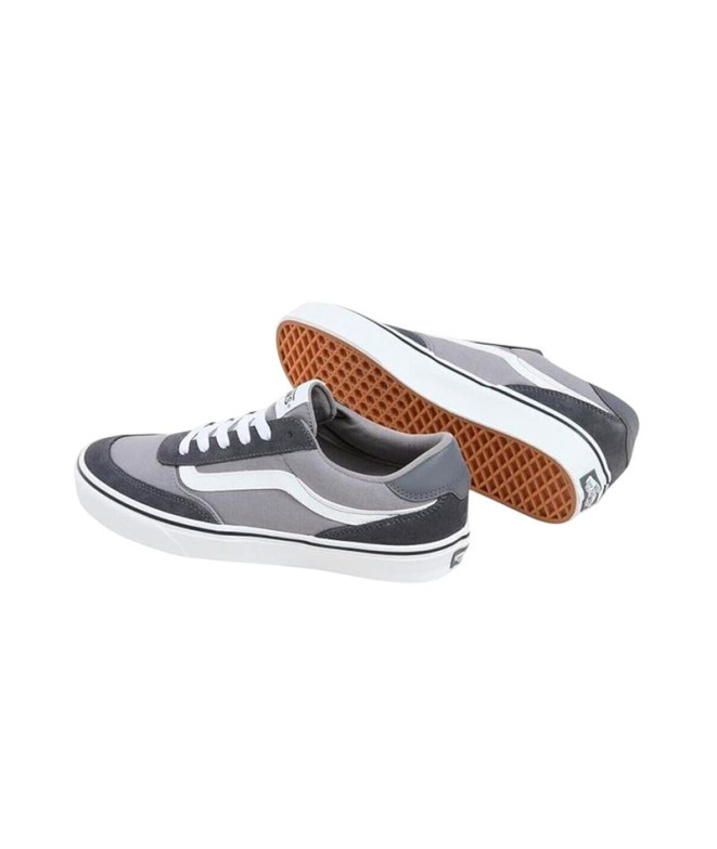 Zapatillas Vans Brooklyn Ls Tonl Hombre Gris