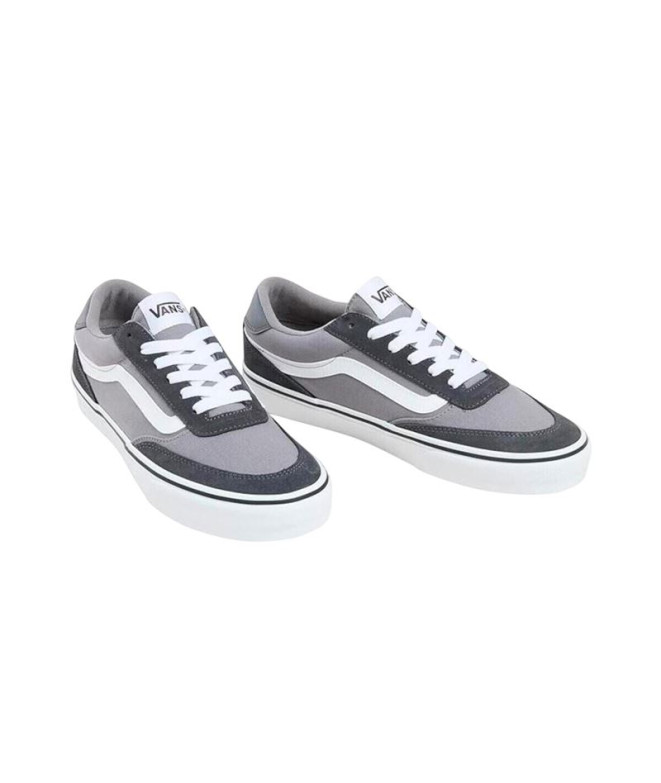 Zapatillas Vans Brooklyn Ls Tonl Hombre Gris