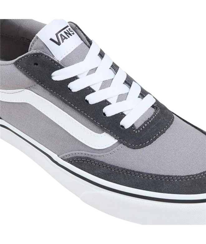 Zapatillas Vans Brooklyn Ls Tonl Hombre Gris