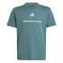 T-shirt adidas Sj Enfant Bleu