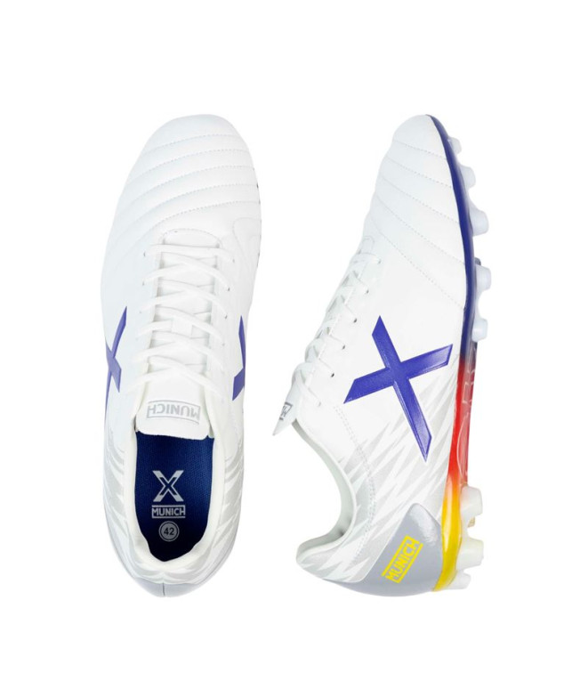 Bottes de football Munich Arenga 316 Unisexe Blanc