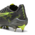 Botas de futebol Puma Ultra 5 Ultimate Mxsg Matte Aged Silver-Amarelo Alerta-Sol Atacado Homem