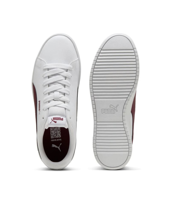 Zapatillas Puma Rickie Classic, White-Ruby, Unisex