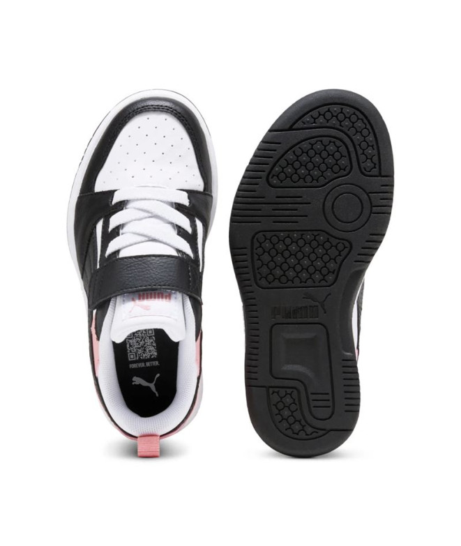 Zapatillas Puma Rebound V6 Lo A, Whi Niño