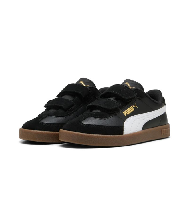 Zapatillas Puma Club Ii Era V P, Black, Niño