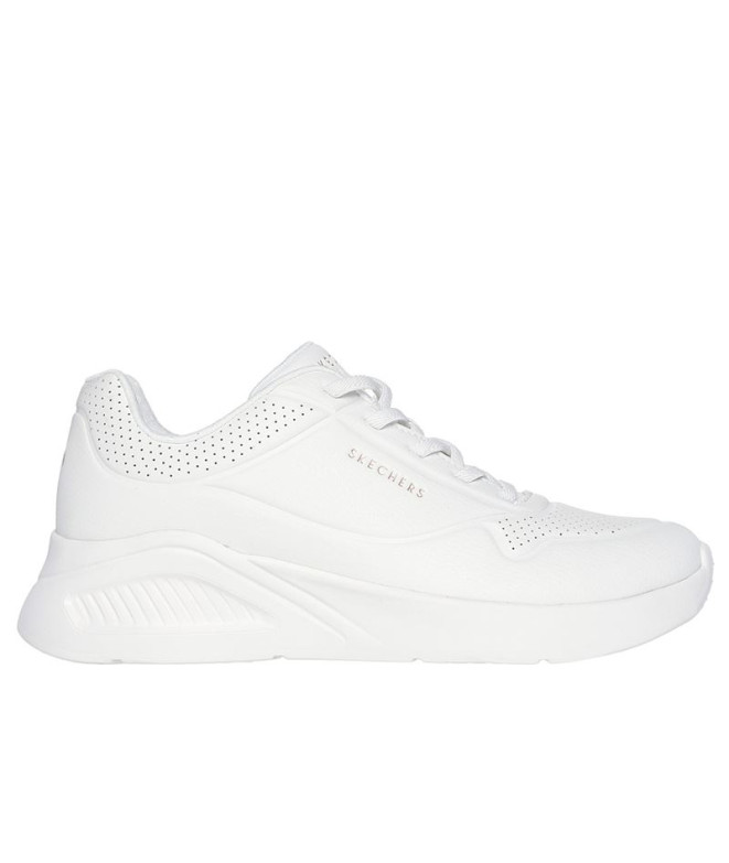 Sapatilhas Skechers Uno Lite Branco Duraleather...