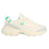 Chaussures Skechers D'Lites Cuir Naturel/Gris Femme