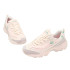 Chaussures Skechers D'Lites Cuir Naturel/Gris Femme