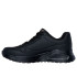 Sapatilhas Skechers Uno Lite Preto Duraleather Mulher