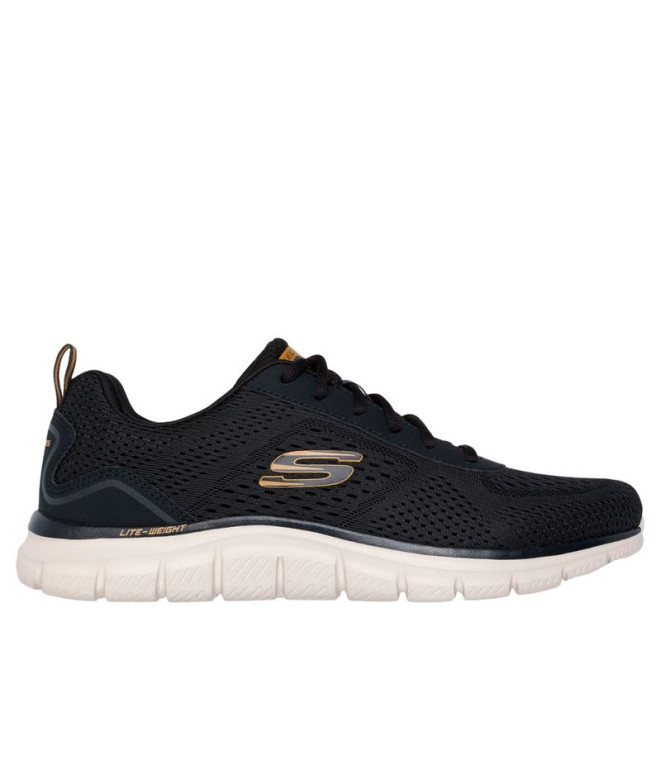Chaussures Skechers Track - Leshur Noir Knit Homme