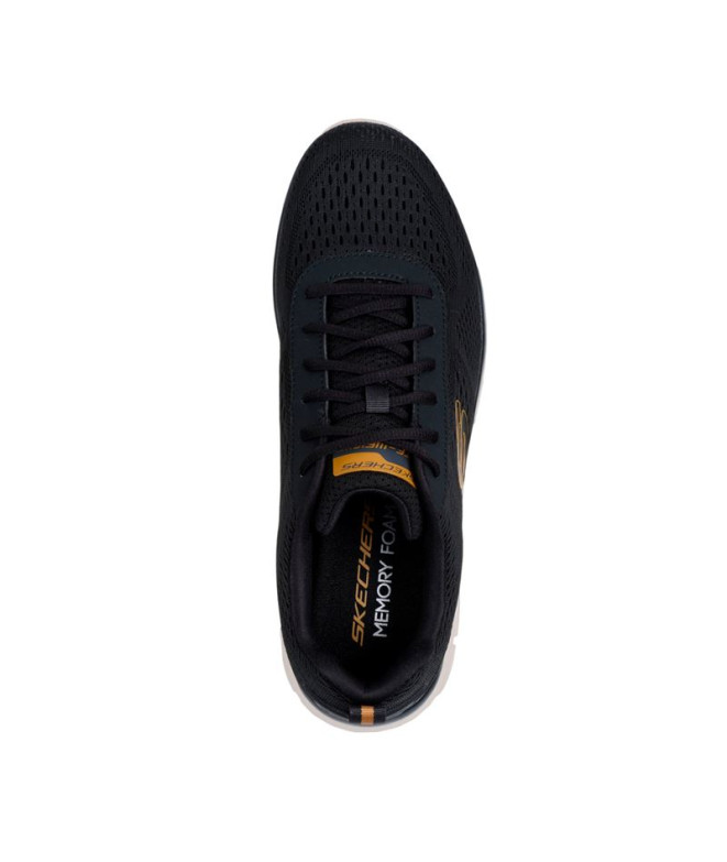 Chaussures Skechers Track - Leshur Noir Knit Homme