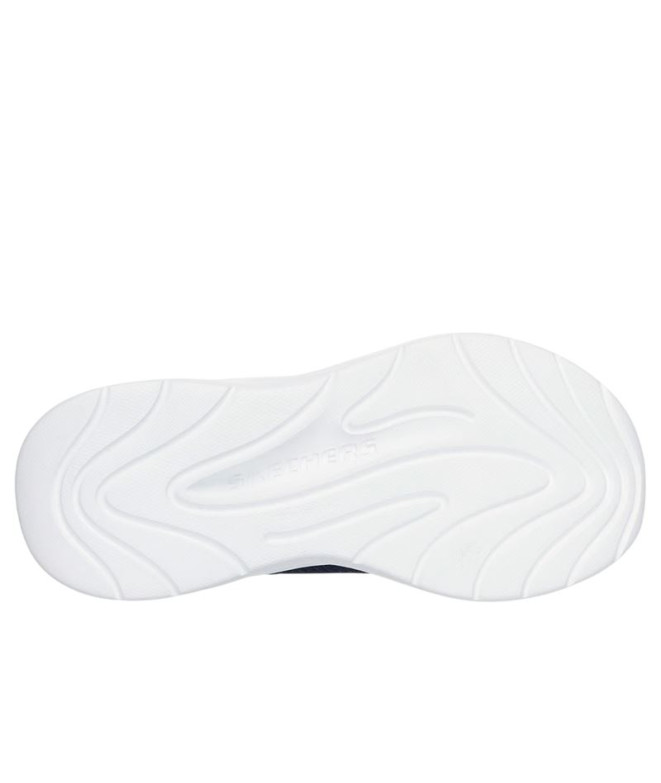 Sapatilhas Skechers Wave 92 Navy Knit Menina...