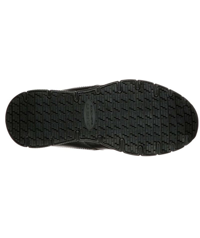 Zapatillas Skechers Work Nampa- Wyola Mujer Negro