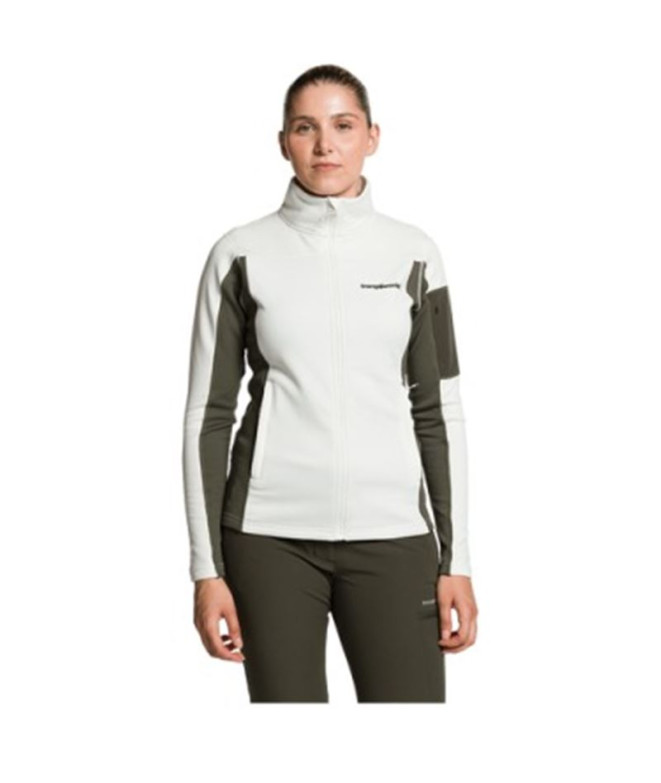 Veste Trangoworld Woomba Femme Blanc/Vert Foncé