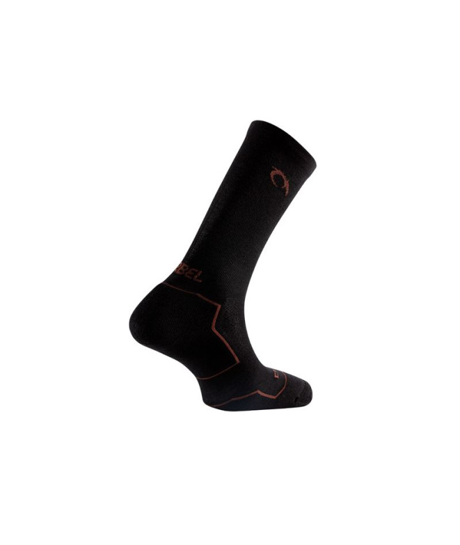 Meias de Trail Lurbel Agres Five Preto/Marron