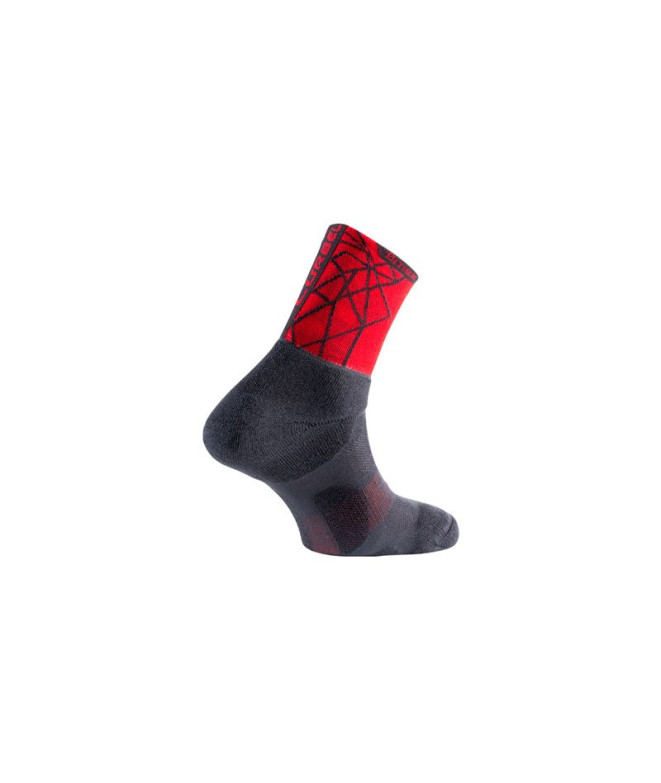 Calcetines de Trail Lurbel Track Four Marengo/Rojo